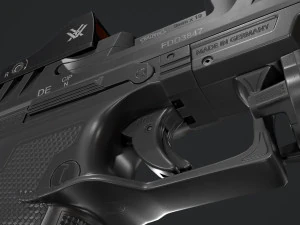 Walther PDP Fullsize con allegati Modello 3D