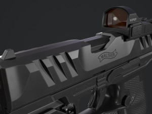 Walther PDP Fullsize with attachments Model 3D