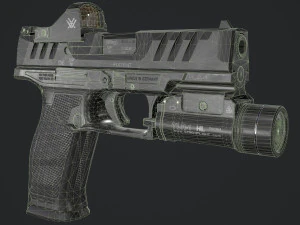 Walther PDP Fullsize con allegati Modello 3D