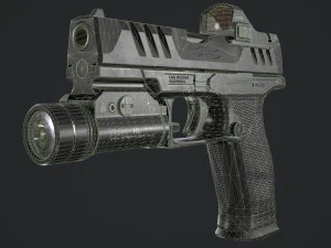 Walther PDP Fullsize con allegati Modello 3D