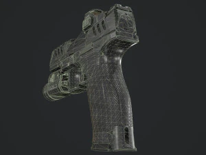 Walther PDP Fullsize con allegati Modello 3D