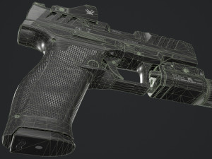Walther PDP Fullsize with attachments Model 3D