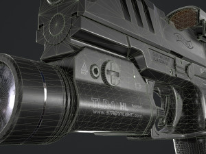 Walther PDP Fullsize with attachments Model 3D