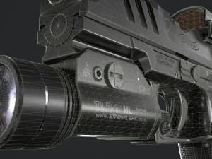 Walther PDP Fullsize con allegati Modello 3D