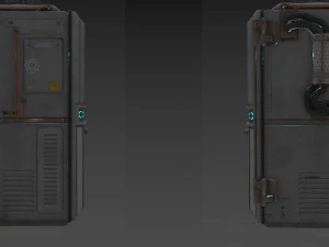 biyomateryallerin saklanması i&ccedil;in buzdolabı 3D Model