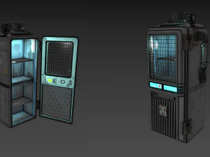 refrigerator for storing biomaterials 3D Model