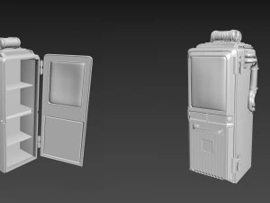 refrigerator for storing biomaterials 3D Model