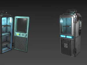 refrigerator for storing biomaterials 3D Model