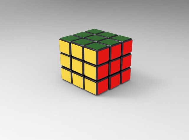 rubiks cube Modèle 3D .c4d .max .obj .3ds .fbx .stl .blend 