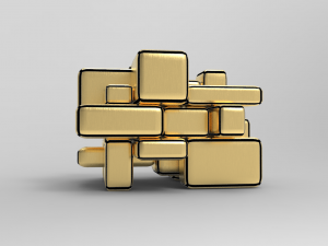 three models of the mirror block 3D Модель