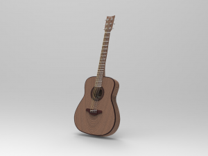 acoustic guitar 3D Модель