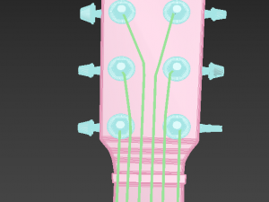 acoustic guitar 3D Модель