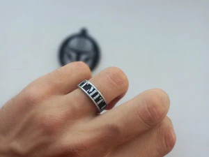 Ring gott mit uns 3D Druckmodell