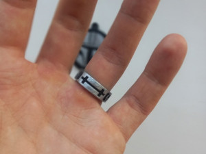ring gott mit uns 3D Baskı Modeli