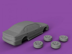 subaru legacy Modèles 3D en vedette