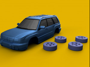 subaru forester 3D Принт Модель