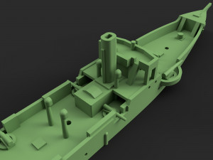 chinese cruiser kiang chia Model Cetak 3D