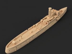 chinese cruiser kiang yi 3D 프린트 모델
