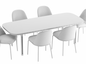dining set 1 Modèle 3D