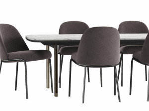 dining set 1 Modèle 3D
