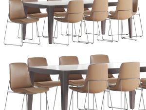 dining set 3 3D Model