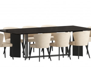 collection dining set 1 3D-Modell