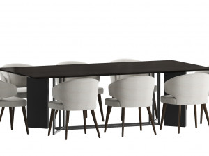 collection dining set 1 3D-Modell
