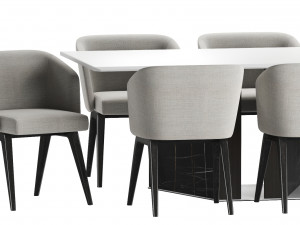 collection dining set 1 3D-Modell