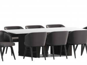 collection dining set 1 3D-Modell