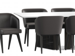 collection dining set 1 3D-Modell
