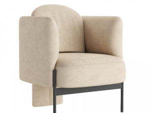 armchair 1 3Dモデル