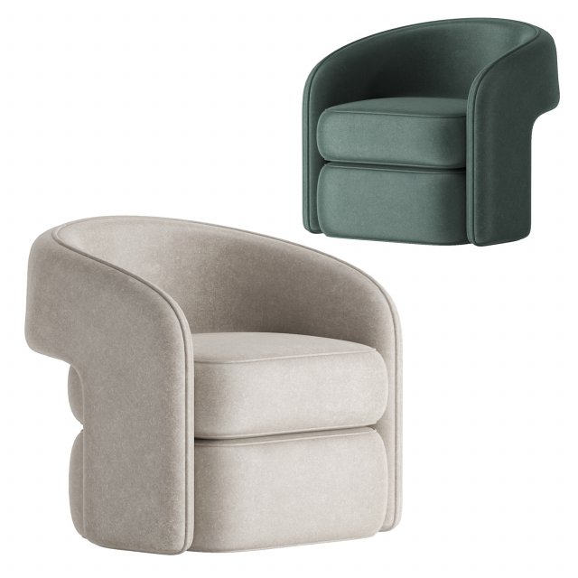 armchair 7 Modelo 3D .c4d .max .obj .3ds .fbx .stl .blend 