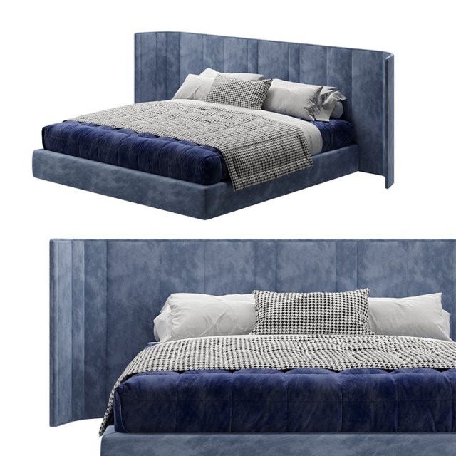 bed 1 Modello 3D .c4d .max .obj .3ds .fbx .stl .blend 