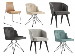 koleksiyon sandalyesi 2 3D Model