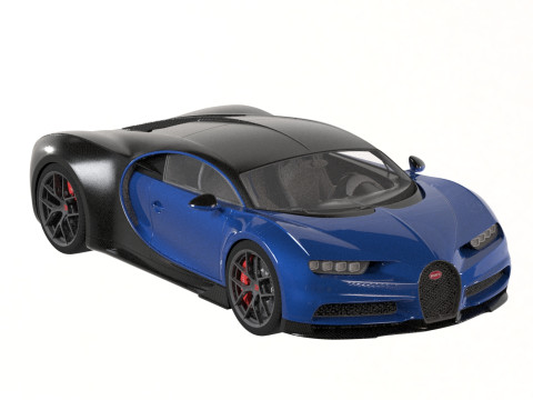Bugatti chiron sport 2019 3Dモデル