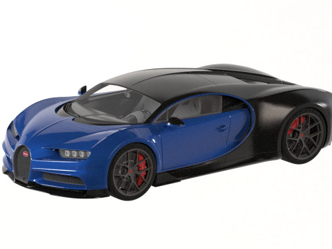 Bugatti chiron sport 2019 3D Model