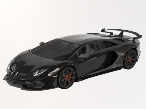 Lamborghini-aventador 2019 3Dモデル