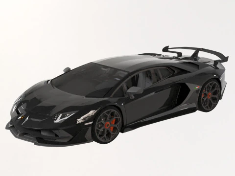 Lamborghini-aventador 2019 3D Model