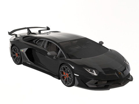 兰博基尼 aventador 2019 3D 模型