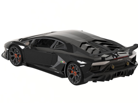 兰博基尼 aventador 2019 3D 模型
