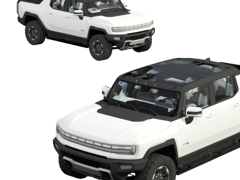 Hummer Ev 2022 3d 3D Model