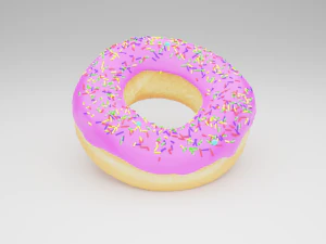 油炸圈饼 3D 模型