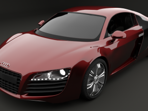 audi r8 3D 模型