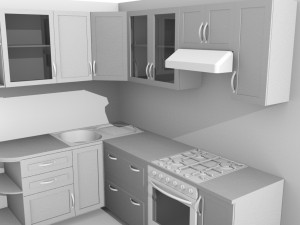 kitchen 3Dモデル