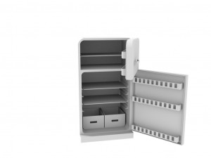 fridge 3D-Modell