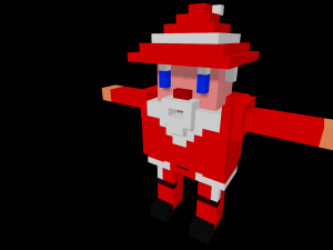 15 characters voxel s pack Modello 3D