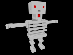 15 characters voxel s pack Modello 3D