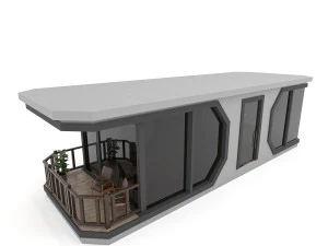 Konteyner ev dom Model 3D