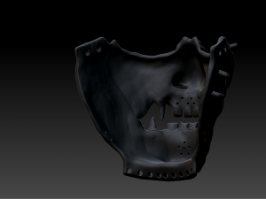 mask ghost of tsushima Modelo 3D