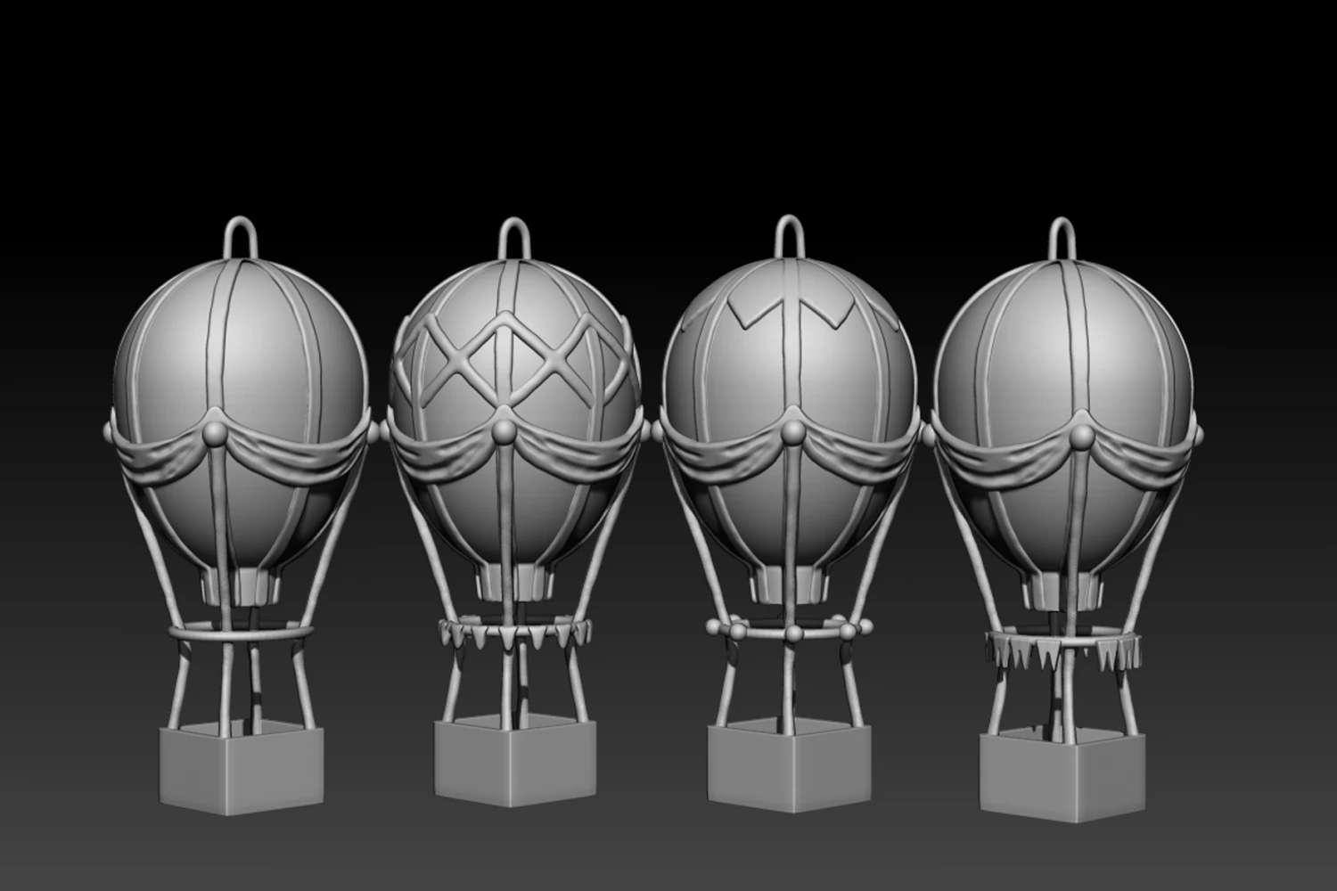 christmas tree toy 3D Model .c4d .max .obj .3ds .fbx .stl .blend 